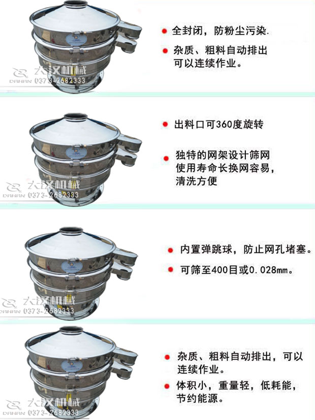 全不銹鋼振動(dòng)篩特點(diǎn) 全不銹鋼振動(dòng)篩特點(diǎn)