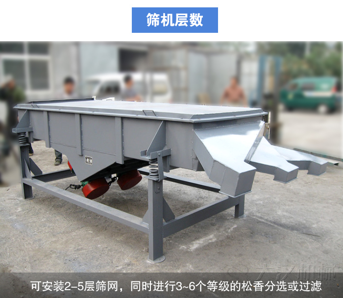 松香分級(jí)振動(dòng)篩層數(shù)